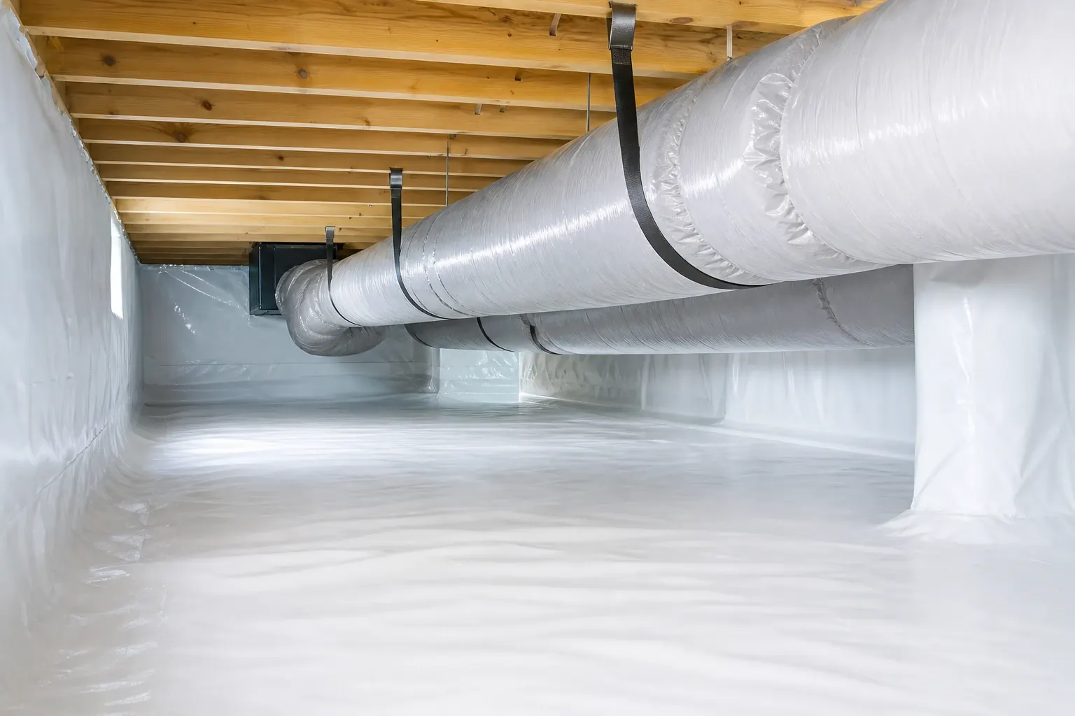 Sealed ductwork run